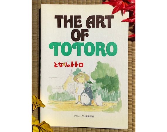 Vintage Livre d'art original Ghibli Totoro Mon voisin Totoro Anime Livre  d'art de peinture japonaise Cadeau Studio Ghibli -  France