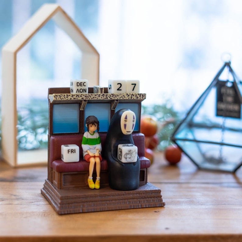 Original Ghibli Spirited Away Perpetual Calendar With Dice Etsy Canada