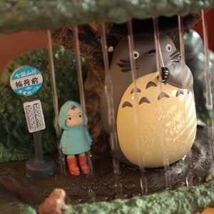 Original Ghibli Totoro Water Garden/Figure My Neighbor Totoro Figurine/Statue/Replica/Home Decor/Interior Diorama Studio Ghibli Gift image 3