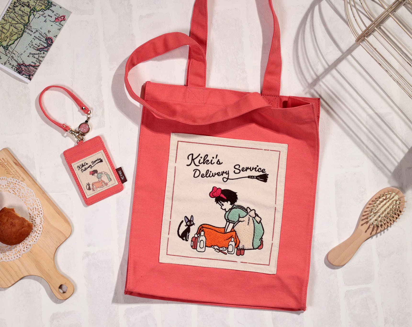 Studio ghibli kiki's delivery service floral satchel bag hot sale