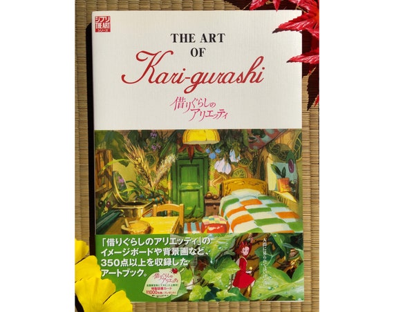 Vintage Original Ghibli Arrietty Artbook the Secret World of Arrietty  Kari-gurashi Painting Art Book Anime Studio Ghibli Gift 