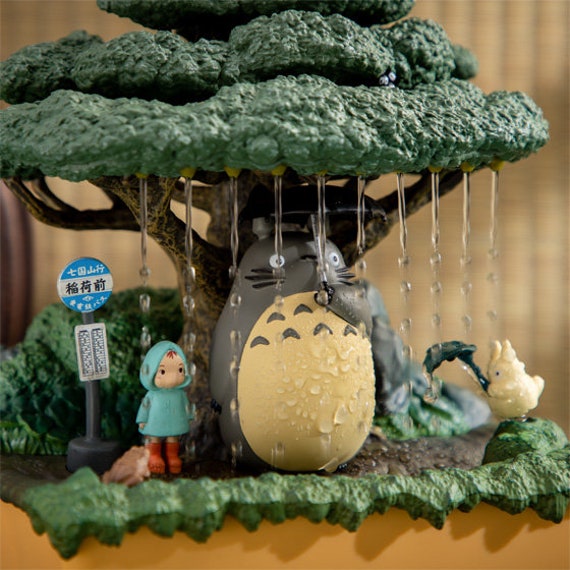 Giardino acquatico originale Ghibli Totoro/Figura  Figurina/Statua/Replica/Decorazioni per la casa/Diorama di interni Il mio  vicino Totoro Regalo Studio Ghibli -  Italia