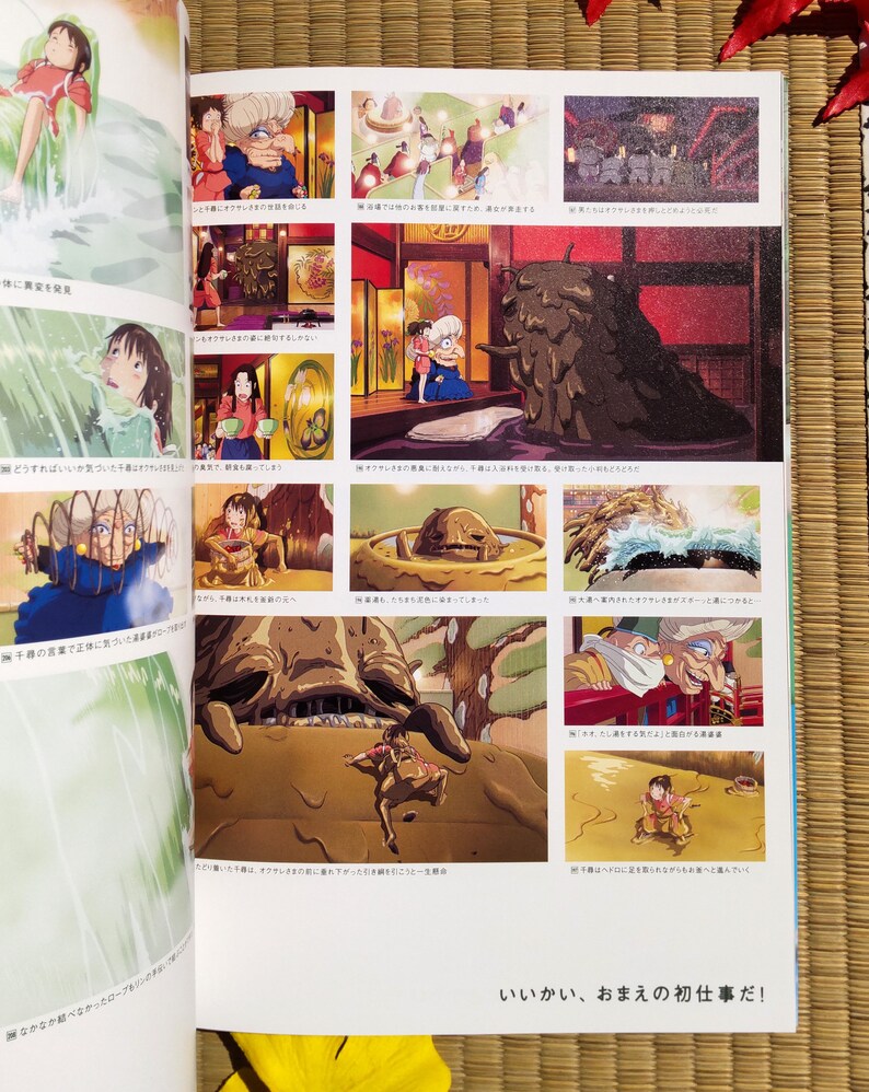 Ghibli Studio Spirited Away Artbook roman Album Etsy