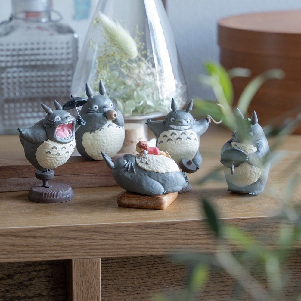 6pcs Mon voisin Totoro Figure Hayao Miyazaki Anime Bus Station Figure  Cadeaux Enfant