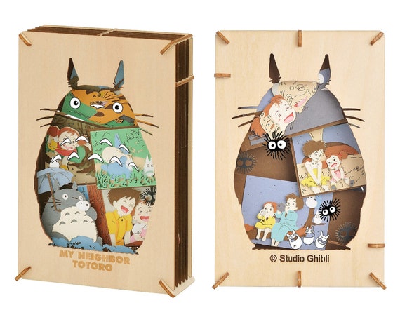 Original Ghibli Wooden Paper Theater/puzzle My Neighbor Totoro