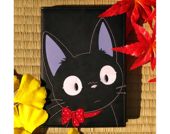 Cute Cat Notebook Japanese Sketchbook Pu Leather Cover Journal