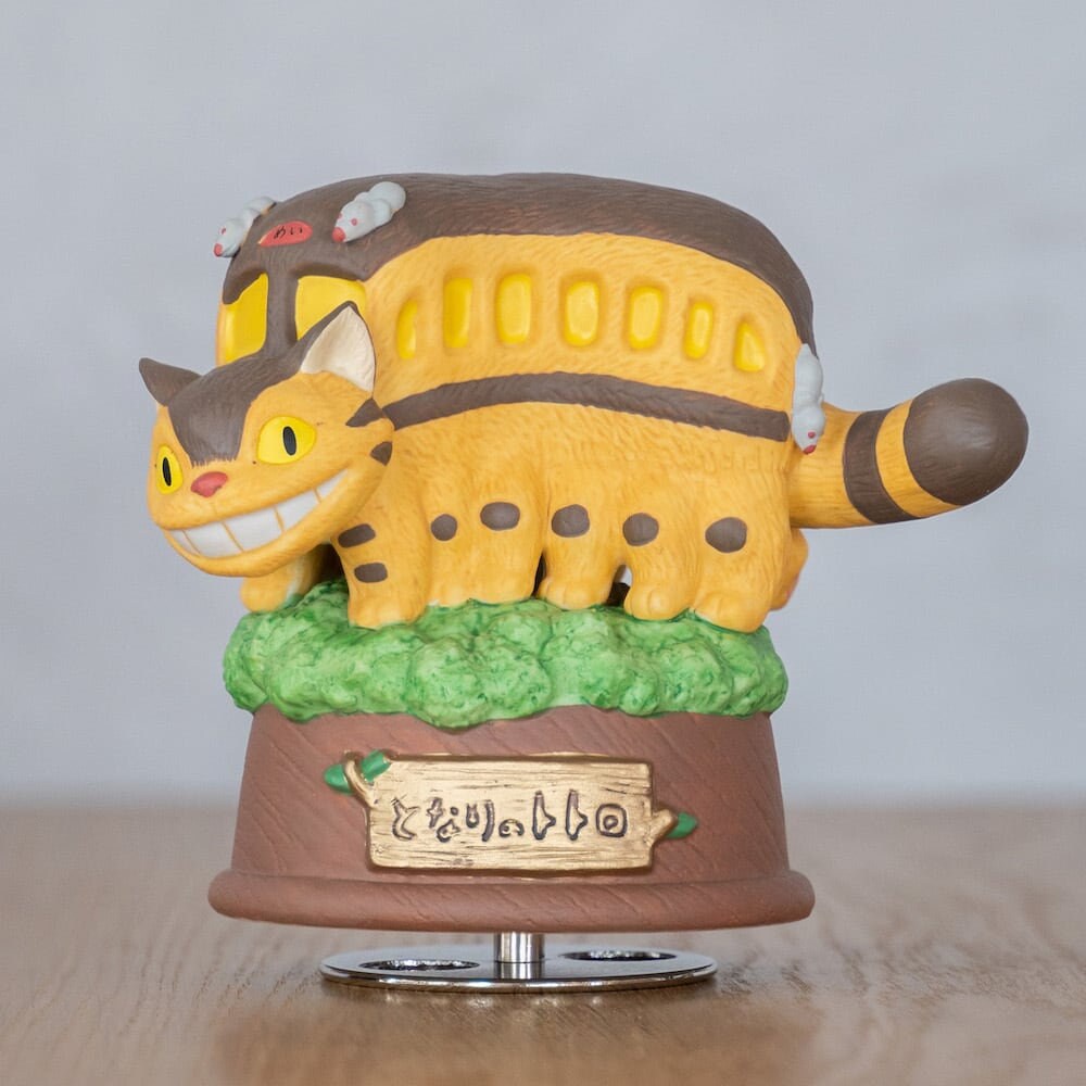 Original Ghibli Catbus Porcelain Music Box Figure My Etsy