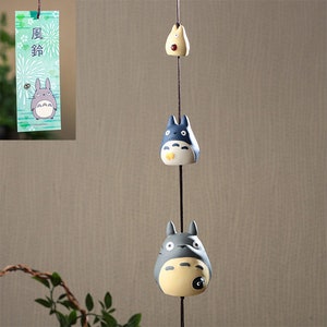 Original Ghibli Totoro Wind Chime Pottery • My Neighbor Totoro Interior Decoration/Home Decor/Gardening Bell • Anime Studio Ghibli Gift