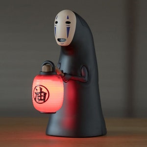 Original Ghibli Figurine/Lantern • Spirited Away Figure/Statuette/Replica/Home Decor/Diorama • Kaonashi No Face Light • Studio Ghibli Gift