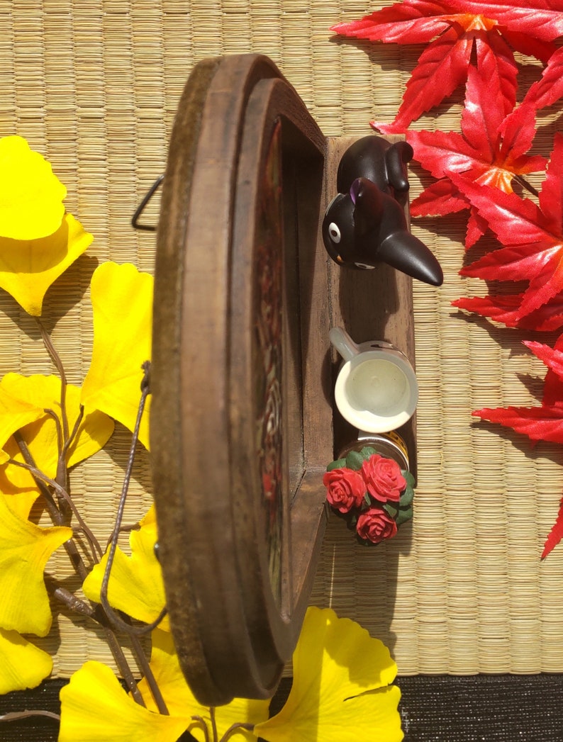 Original Ghibli Jiji Wall/desk Mirror Kikis Delivery Service Etsy