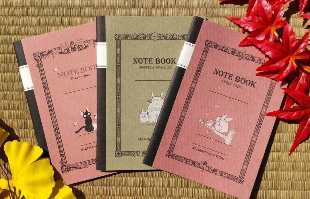 Original Ghibli Totoro, Kikis Delivery Notebook Vintage Notepad