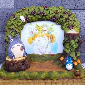 Totoro Paper Theatre 🌱 (but made with Wood!) 