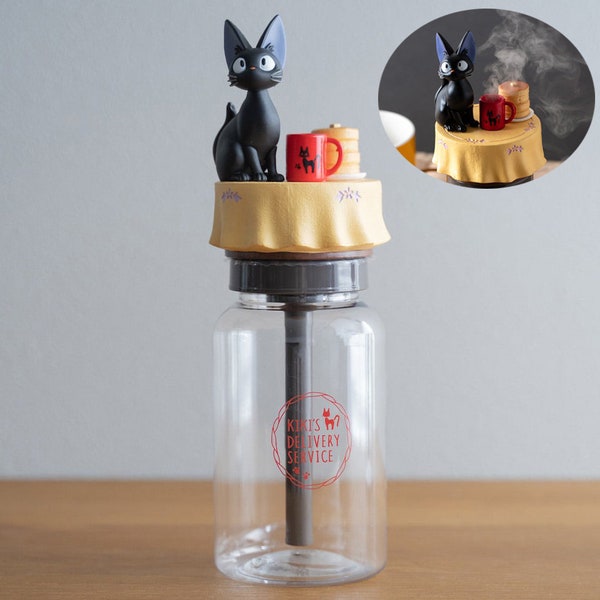 Original Ghibli Jiji Humidifier • Kikis Delivery Service Home Decor/Figure/Mister/Steamer/Figurine/Interior Replica • Studio Ghibli Gift