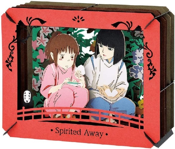 Original Ghibli Wooden Paper Theater/puzzle Kikis Delivery Paper  Craft/interior Diorama/home Decor Jiji Anime Scene Studio Ghibli Gift -   Israel
