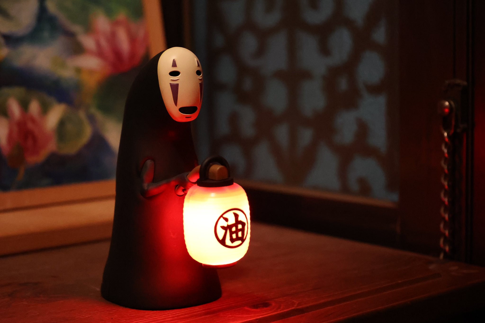 Original Ghibli Figurine/lantern Spirited Away Figure/statuette