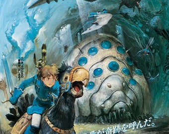 Nausicaa of the Valley of the Wind Art Picture Paper 4pc Set Ghibli -  Japanimedia Store