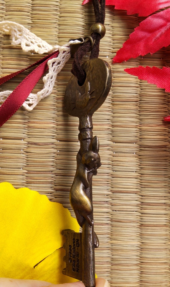 Vintage* Original Ghibli Studio Jiji Pendant • Kikis … Gem