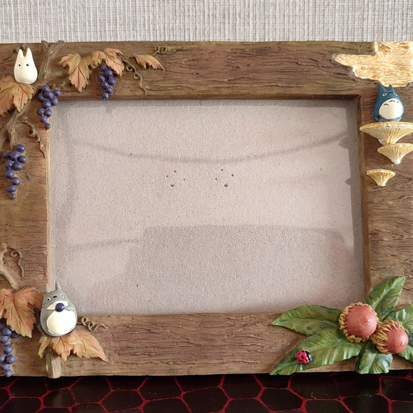 Vintage* Original Ghibli Totoro Photo Frame/Wall Hanging • My Neighbor Totoro Figure/Interior Diorama/Home Decor • Studio Ghibli Gift