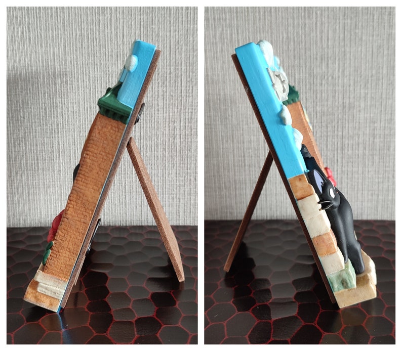 Original Ghibli Jiji Photo Frame/interior Diorama Kikis Etsy