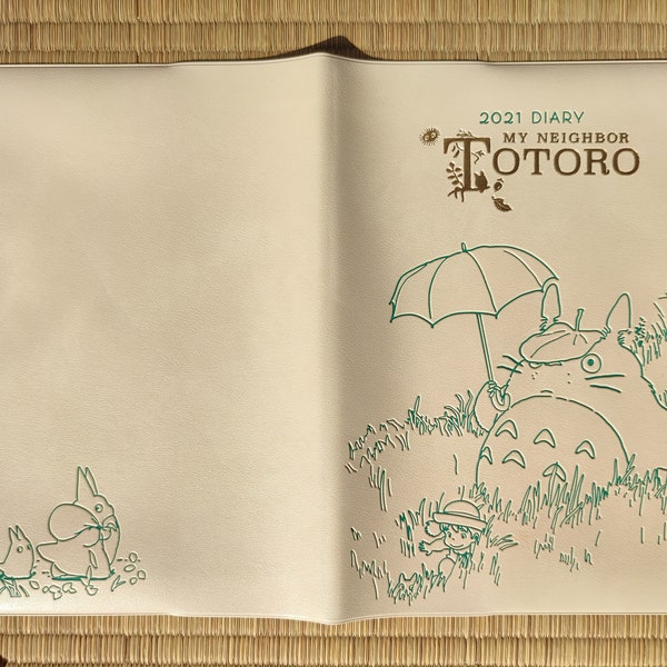 Original Ghibli Book Cover • My Neighbor Totoro Notebook/Schedule book/Diary/Planner/Notepad • Japanese Anime Gift