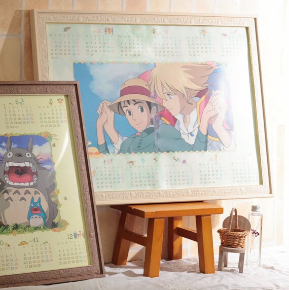 Exclusive Original Ghibli Puzzle/calendar 2023 Howls Moving Castle Interior  Home Decor/wall Hanging Studio Ghibli Gift 1000 Pieces - Etsy