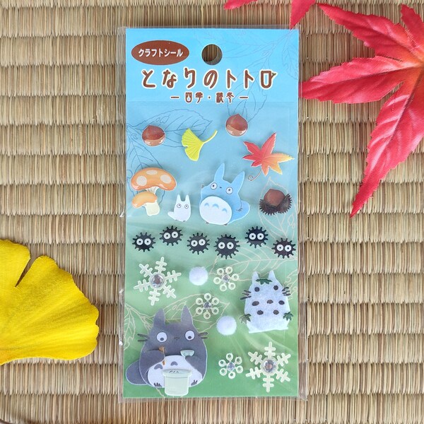 Totoro 3d Stickers Etsy