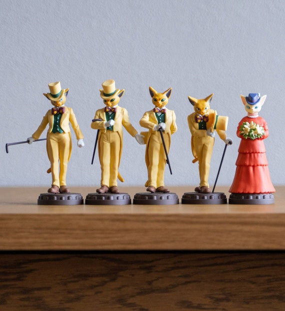 Set of 6 original figures