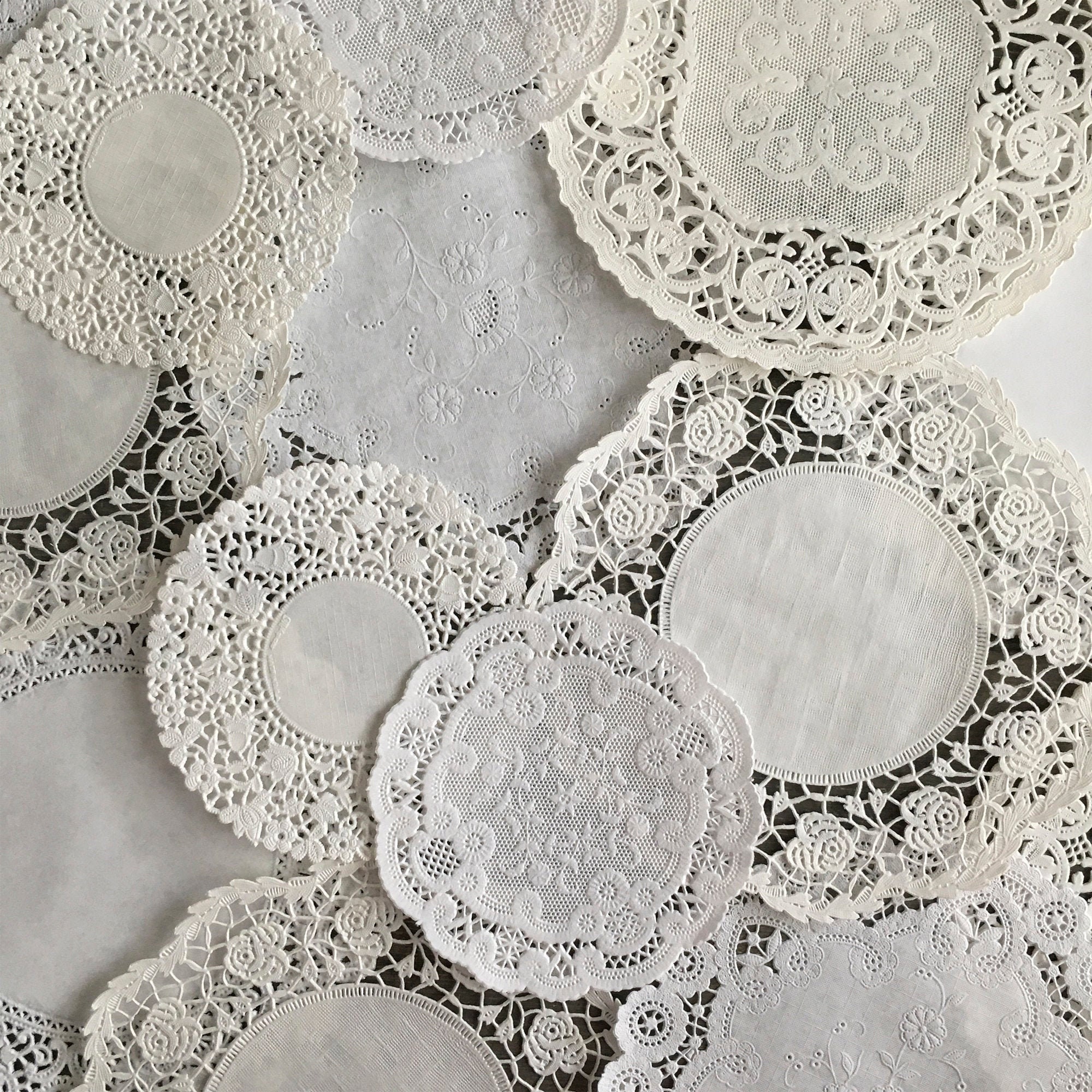 Vintage Paper Doilies in Assorted Patterns Pack of 18 For Etsy