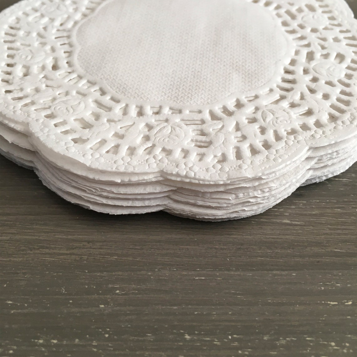 Small Rose Pattern Paper Doilies 4 1/2 Pack of 20 Etsy