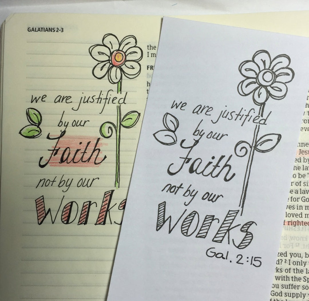 Template D: Bible Journaling Printable Template Set of 5 Designs - Etsy