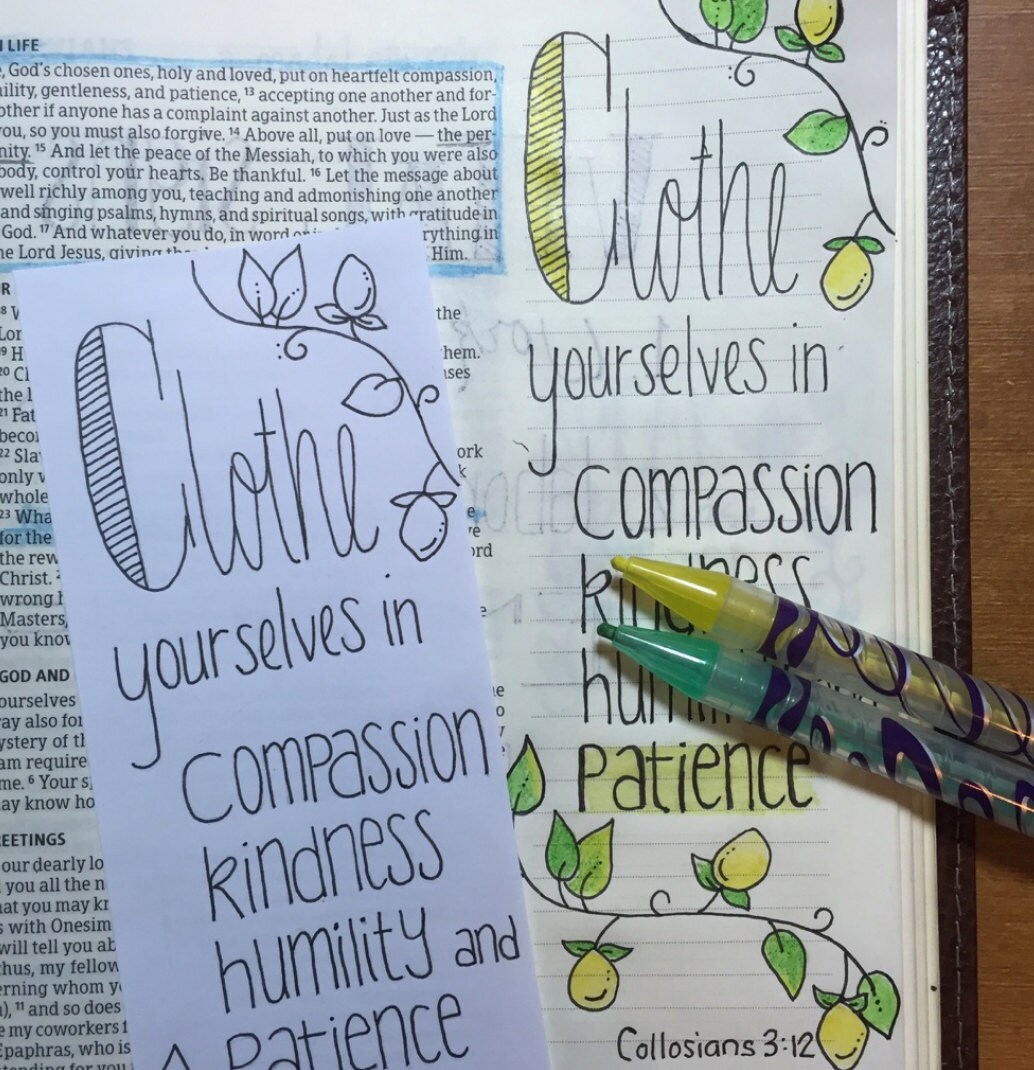 Template M: Bible Journaling Printable Template Set of 5 Designs - New ...
