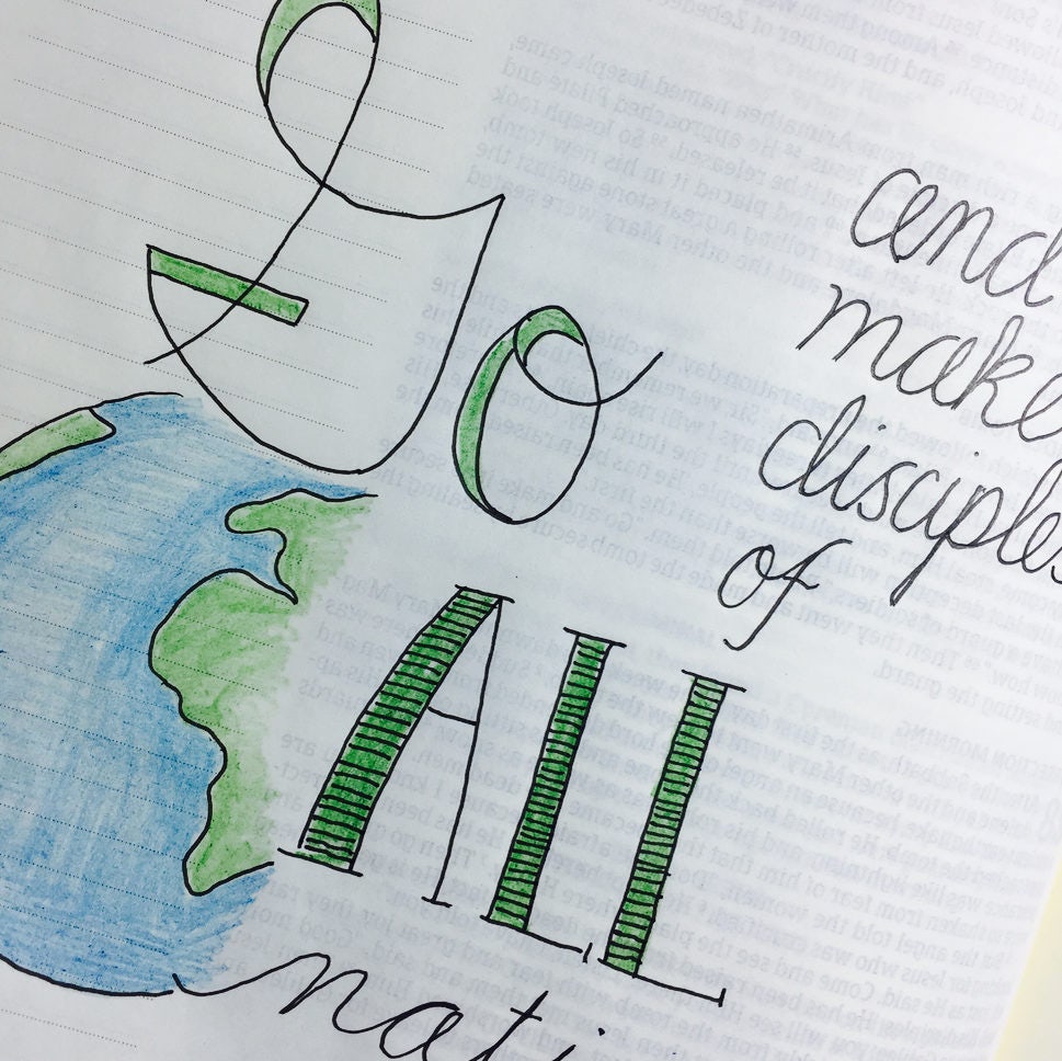 Template S: Bible Journaling Printable Template Set of 4 Designs - Etsy
