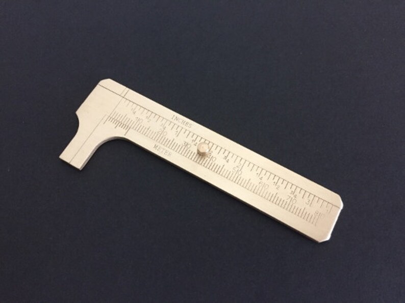Pocket Caliper. Bead Gauge. Jewelry Measurement Tool. Bead Etsy