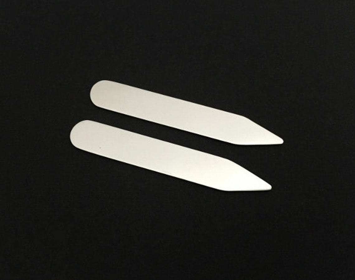 Stainless Steel Collar Stay Blanks. Personalized Collar Stay Etsy