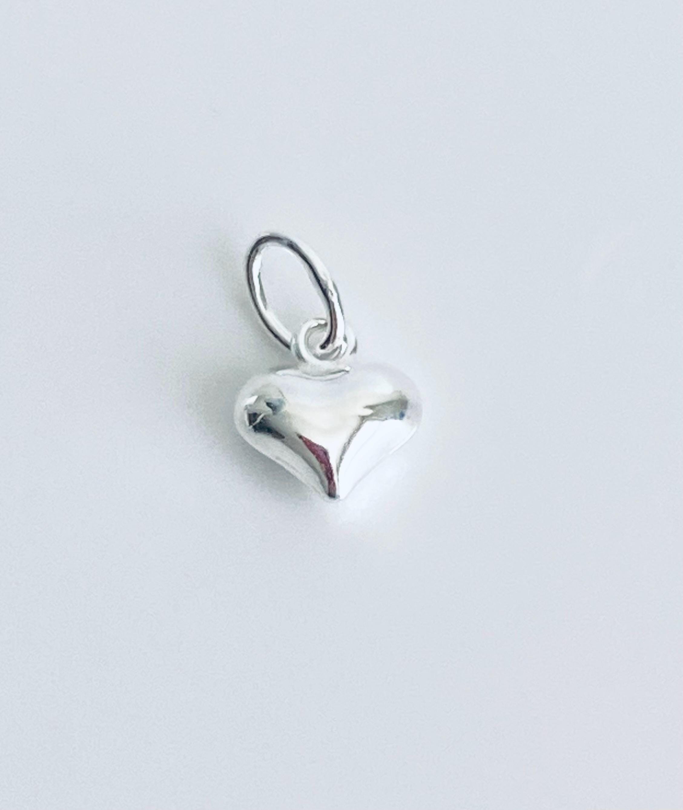 thumbnail image 2 of 4-Piece 925 Sterling Silver Puff Heart Cable Chain Extenders – Spring Ring Clasp – F50s 2 of 4