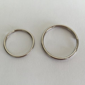 Base Metal Key Rings. 25MM Key Rings. 30MM Key Ring. Large Split Jump ...