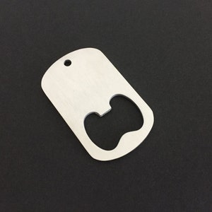 10 Pcs beer can opener sublimation coasters blanks zinc alloy