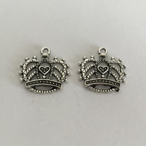 thumbnail image 2 of NUOBESTY 60 Pcs Mini Crown Charms For Jewelry Making... 2 of 12
