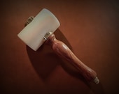 Leathercraft Maul, Hammer Leather Tools Leatherwork 940g (2.07Lb) wood African Bubinga, Maul, Hammer