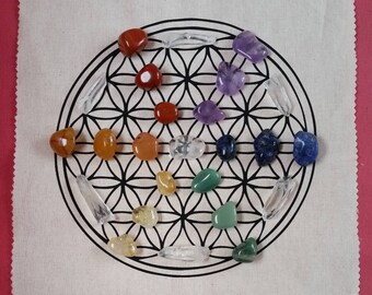 Crystal Grid Set - Chakra / Rainbow