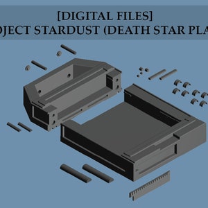 DIGITAL FILES - Star Wars Inspired Hard Drive Death Star Plans for 3D Printing