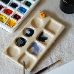 Handmade Ceramic Watercolour Palette