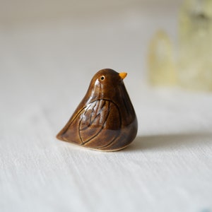 Handmade Ceramic Bird Figurine