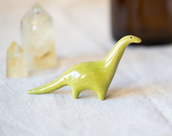 Handgemachte Keramik Grüne Dinosaurier Figur