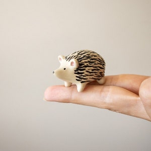 Handmade Ceramic Hedgehog Figurine