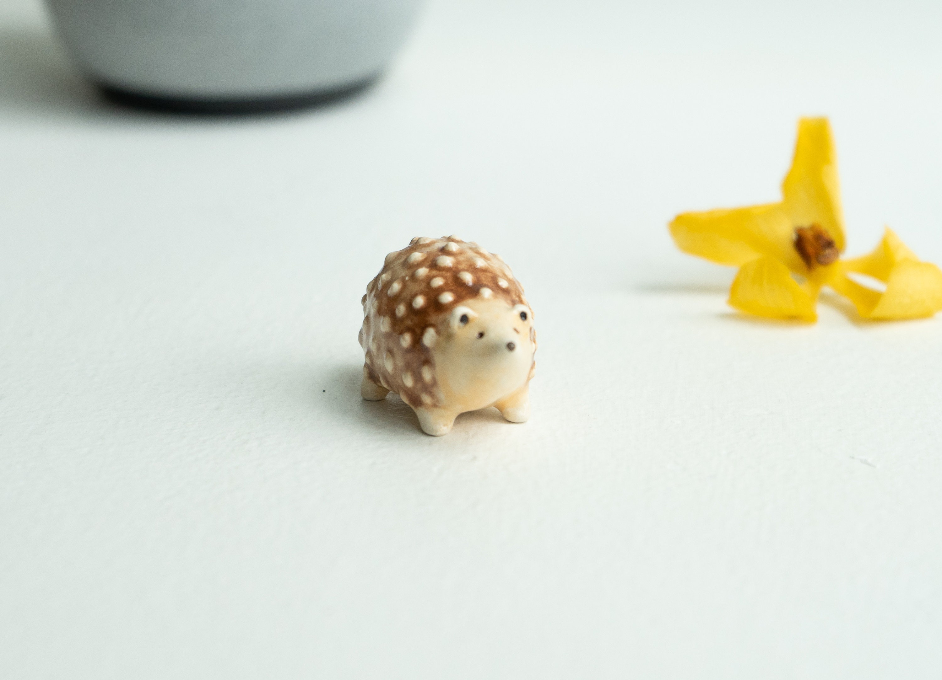 Handmade Ceramic Hedgehog Figurine Etsy