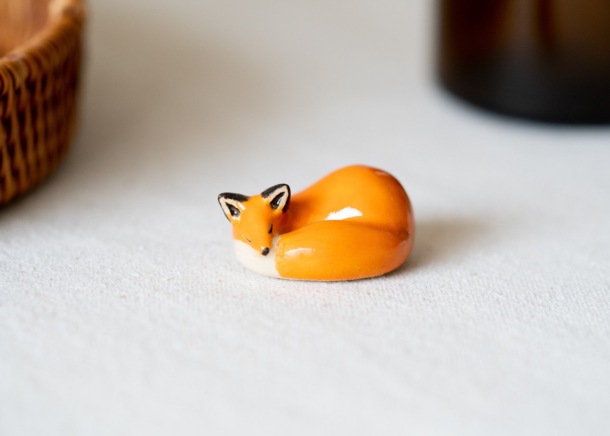 Figurine Renard Argenté En Cuir – Modèle 12JT Avec 8 Brides De Nez, Taille Réelle