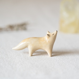 Handmade Ceramic Arctic Fox