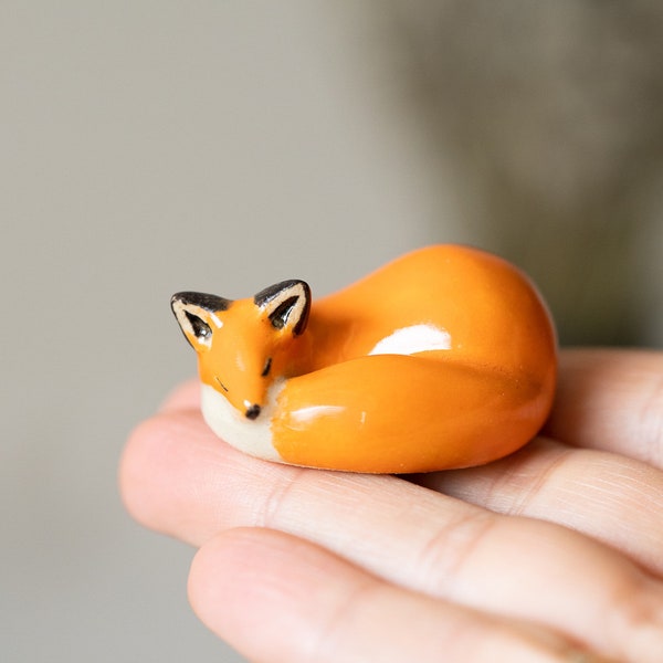Sleeping Fox Etsy