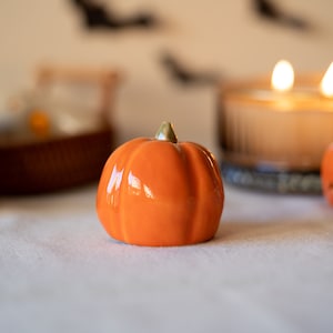 Handmade Ceramic Halloween Pumpkin
